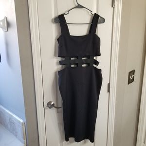 NWT ASOS caged midi dress